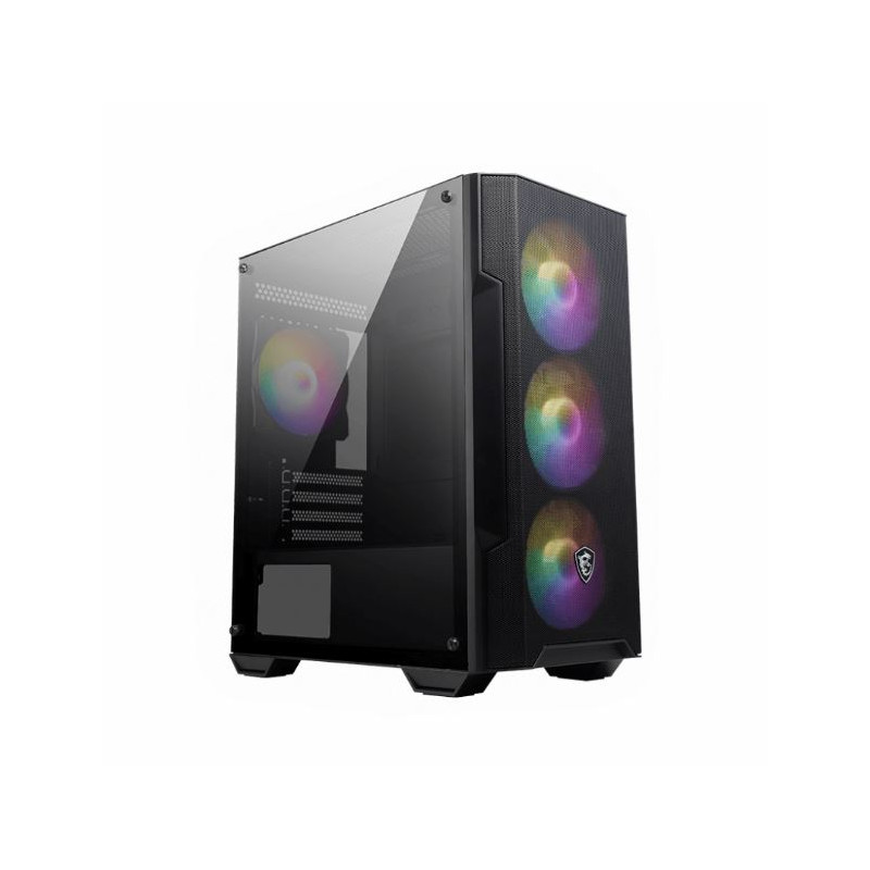 GABINETE MSI MAG FORGE M100A ACRILICO MATX FAN FRONT RGB X3