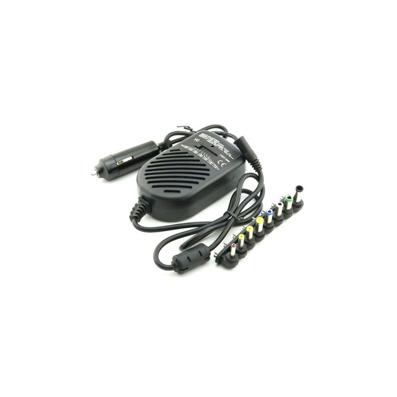 CARGADOR DE NOTEBOOK 80W UNIVERSAL PARA AUTO 12V