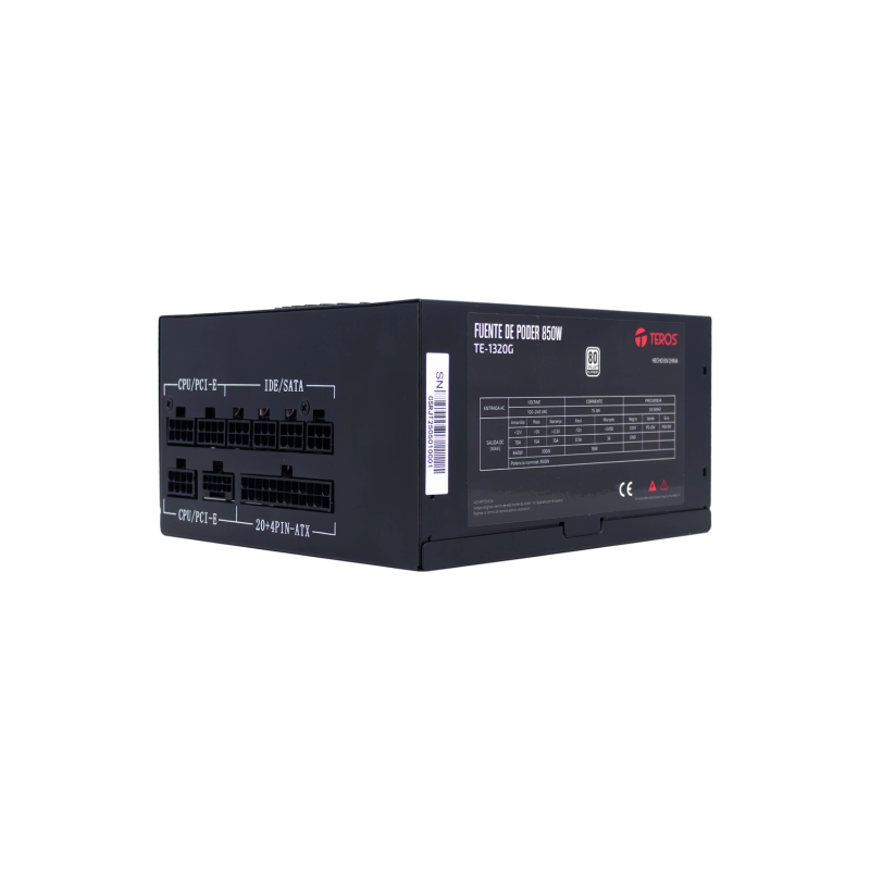Fuente Teros TE-1320G 850w 80 Plus Titanium ATX Modular