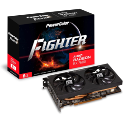 Placa de Video PowerColor Fighter  AMD Radeo RX 7600 Gaming 8GB GDDR6