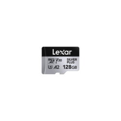 Tarjeta Microsd Lexar  SILVER PLUS microSDXC 128GB UHS-I