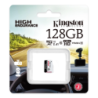 Tarjeta de Memoria KINGSTON High Endurance MicroSDXC 128GB UHS-I U1 V10 A1  95MB/s