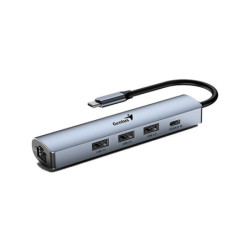 HUB GENIUS USB3.0 5en1 IRON GREY