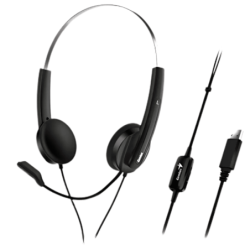 Auricular GENIUS USB W/MIC FLEX HS-220U BL