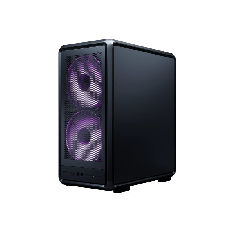 Gabinete Cooler Master MasterFrame 500 Mesh 3 Fans ARGB Aluminio Modular Black s/fuente