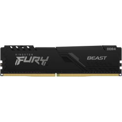 Memoria Ram UDIMM KINGSTON Fury Beast 16GB DDR4 3200 Mhz CL16 1.35V Single Negro