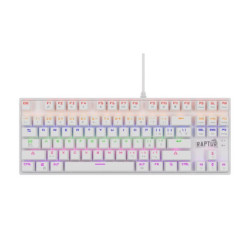 Teclado Gamer Raptor Fireclaw M87 Mecanico Retroiluminado Switch Red Outemu...