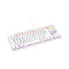 Teclado Gamer Raptor Fireclaw M87 Mecanico Retroiluminado Switch Red Outemu White