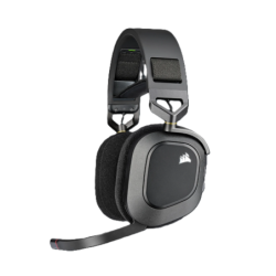Auricular Corsair HS80 RGB Wireless Spatial Audio Carbon
