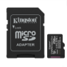 Tarjeta MicroSD KINGSTON 256GB c/Adap Gen3 150MB/s Canvas Plus CL10