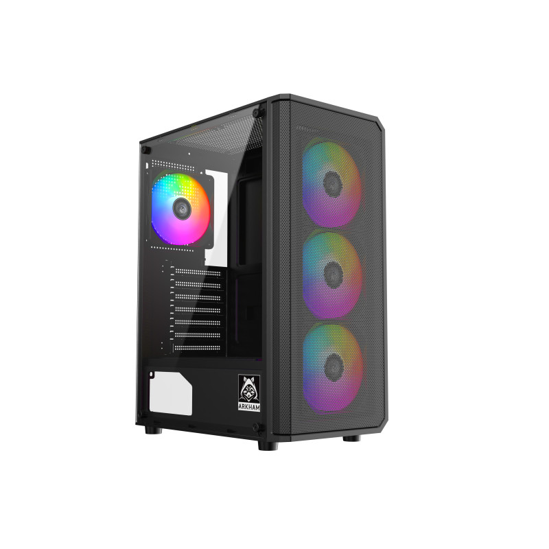 Gabineteinete Arkham Mel 4xFan ARGB ATX