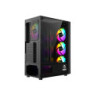 Gabineteinete Arkham Mel 4xFan ARGB ATX