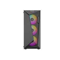 Gabinete ARKHAM COZU 4xFAN ARGB ATX