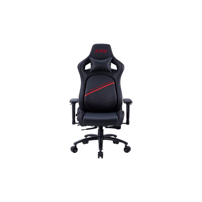 Silla Gamer Xpg Nexus Plus Rdcww Negro Con Rojo Negro Cuero Sintetico