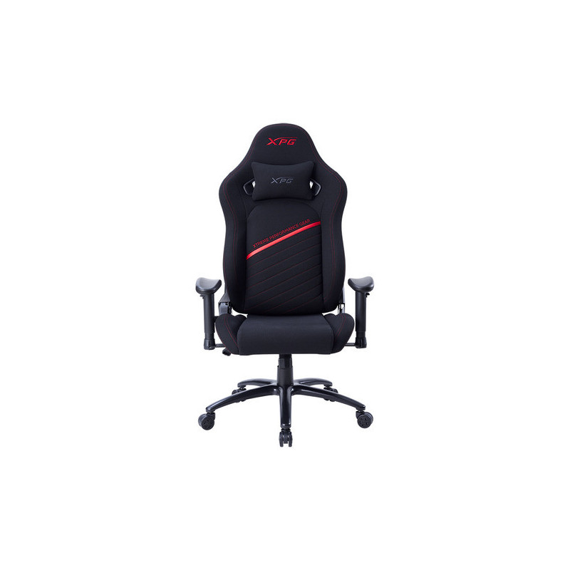 Silla Gamer Xpg Nexus Rdcww Negro Con Rojo Negro Cuero Sintetico