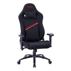 Silla Gamer Xpg Nexus Rdcww Negro Con Rojo Negro Cuero Sintetico