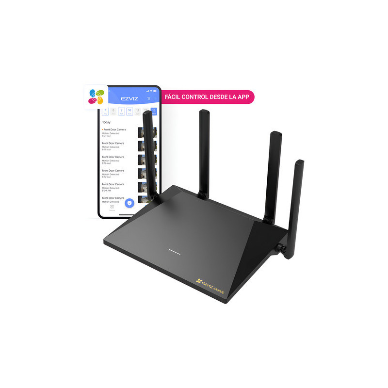 Router Wifi 6 Doble Banda 3 Gbps 4 Antena Ezviz Rt1ax3000