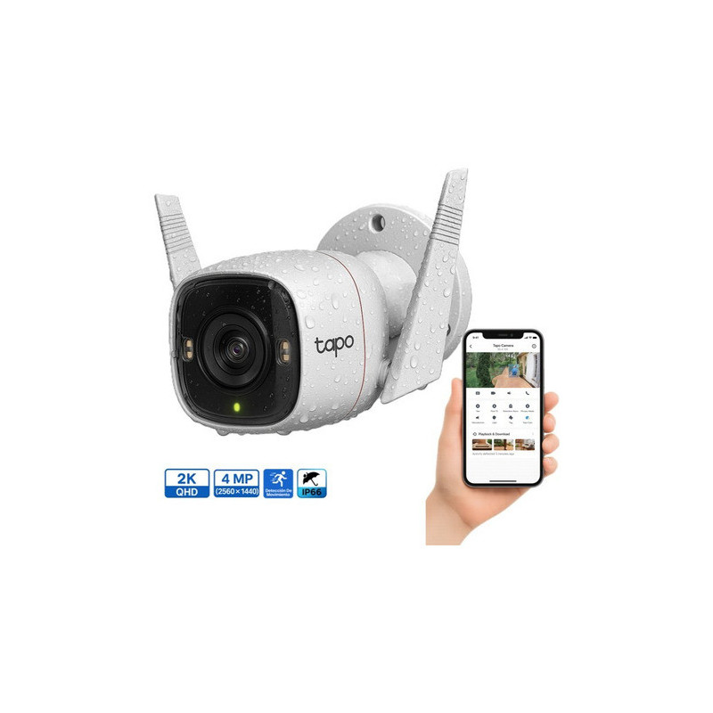 CAMARA IP CLOUD TP-LINK TAPO C320WS 2K QHD COLOR