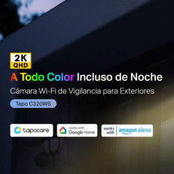CAMARA IP CLOUD TP-LINK TAPO C320WS 2K QHD COLOR