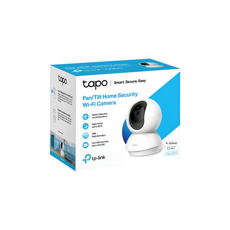 Camara Ip Cloud Tp-link Tapo C210 Uhd 3mp Blanca Blanco