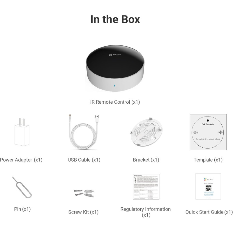 ALARMA EZVIZ SMART HOME T33 CONTROL INFRARROJO - vista 2