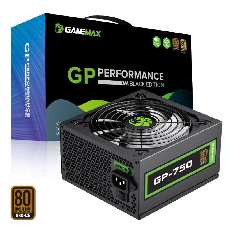 Fuente 750W Gamemax 80 Plus Bronze Gp-750