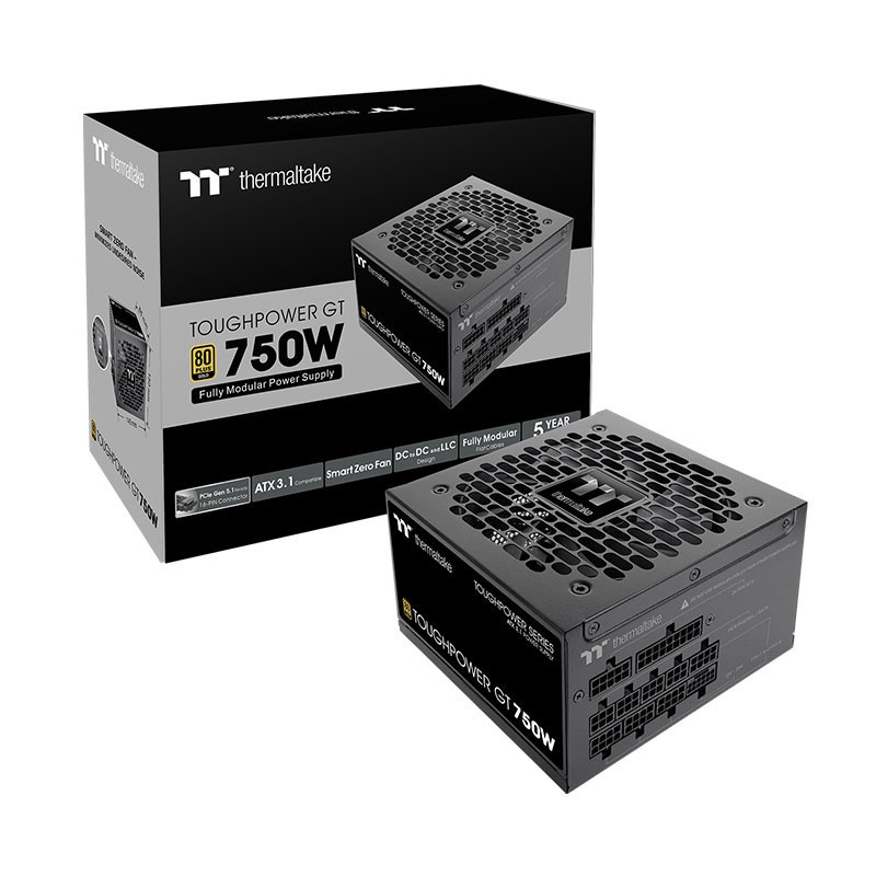 Fuente 750W Thermaltake Toughpower Gt 80  Gold