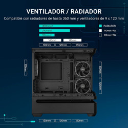 Gabinete Asus Prime Ap202 Tg Argb Black V Templado