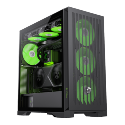 Gabinete Gamemax Leader 2 Bk 4*Fan E-Atx