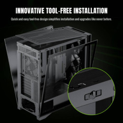 Gabinete Gamemax Leader 2 Bk 4*Fan E-Atx