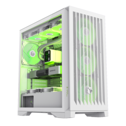 Gabinete Gamemax Leader 2 Wh Blanco 4*Fan E-Atx