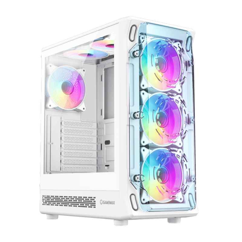 Gabinete Gamemax Starlight 2 Aw Blanco 6*Fan Argb E-Atx