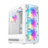 Gabinete Gamemax Starlight 2 Aw Blanco 6*Fan Argb E-Atx