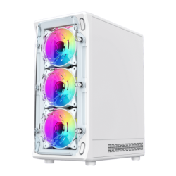 Gabinete Gamemax Starlight 2 Aw Blanco 6*Fan Argb E-Atx