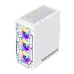 Gabinete Gamemax Starlight 2 Aw Blanco 6*Fan Argb E-Atx