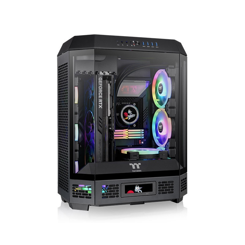 Gabinete Thermaltake The Tower 600 Black 2*Fan