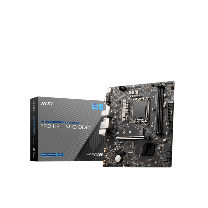 Motherboard Msi S1700 Pro H610M-G Ddr5 Box M-Atx