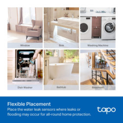 Smart Home Tp-Link Tapo T300 Sensor Fuga Agua