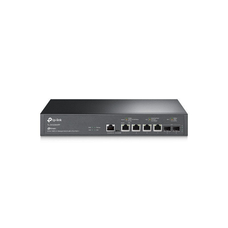 Switch 5P Tp-Link Sx3206Hpp 4X10G Poe   2X10G Sfp