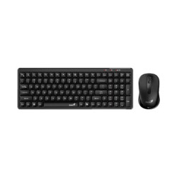 Teclado Mouse Genius Lmate Q8100 Wireless Black