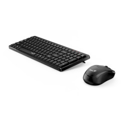 Teclado Mouse Genius Lmate Q8100 Wireless Black