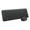Teclado   Mouse Logitech Mk250 Wireless Black Latino