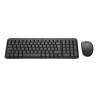 Teclado   Mouse Logitech Mk250 Wireless Black Latino