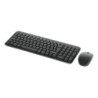 Teclado   Mouse Logitech Mk250 Wireless Black Latino
