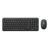 Teclado   Mouse Logitech Mk250 Wireless Black Latino