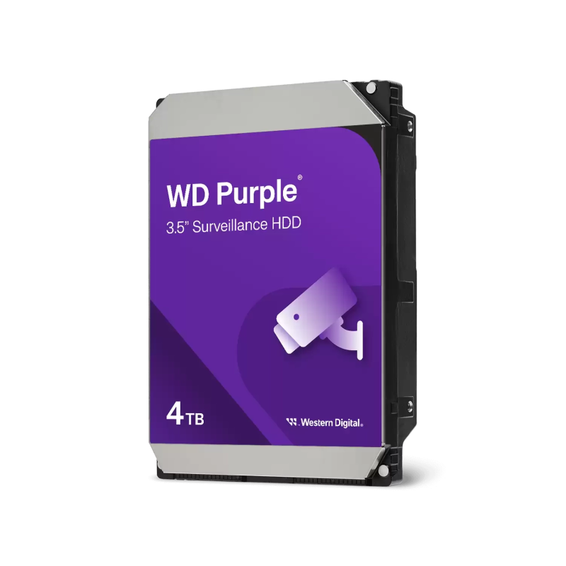 Disco Interno HDD WESTERN DIGITAL Purple 4TB 3.5" SATA 3.0 128MB