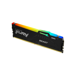 Memoria Ram UDIMM KINGSTON Fury Beast 16GB DDR5 6000MHz Negro RGB CL36 1.35V
