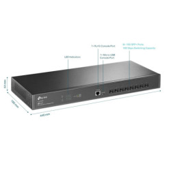 SWITCH OMADA L2 SX3008F 8 SLOT 10GE SFP