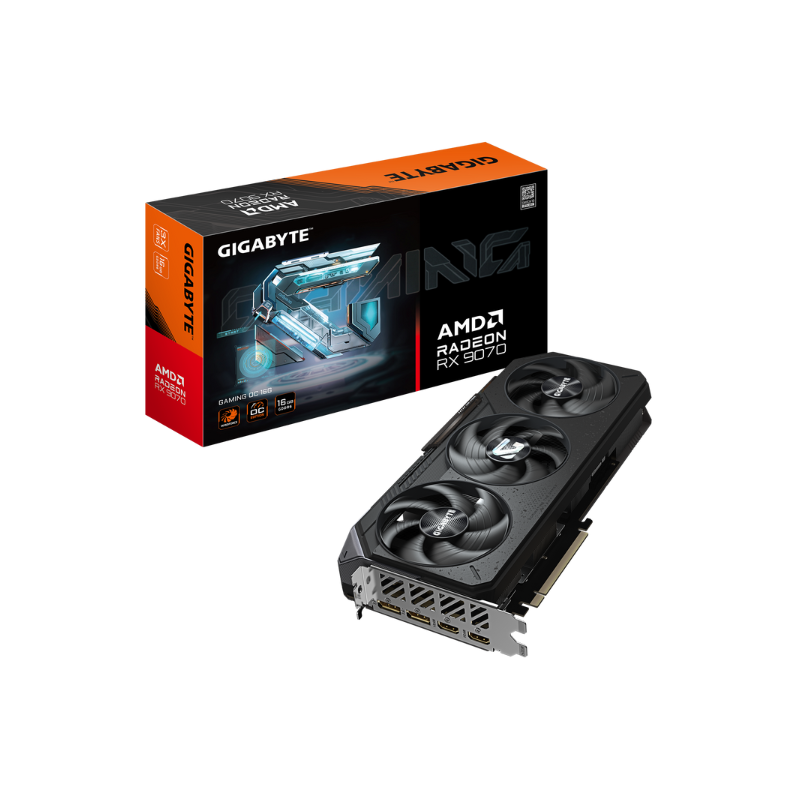 Placa de Video Gigabyte Radeon RX 9070 GAMING OC 16G