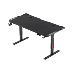Escritorio Gamer Raptor Glow Station RGB c/elevacion h/80kg c/portavasos +...